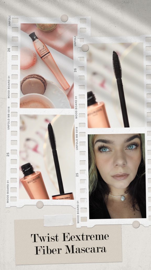 Tusz do rzęs Bourjois Twist Up the Volume Extreme Fiber – opakowanie różowe złoto